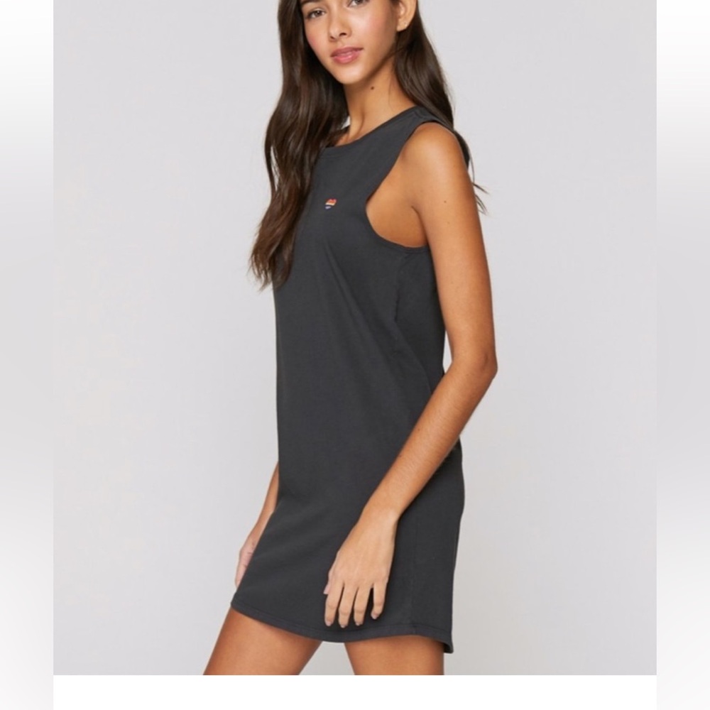 Spiritual Gangster Tank Top Dress with Heart Patch